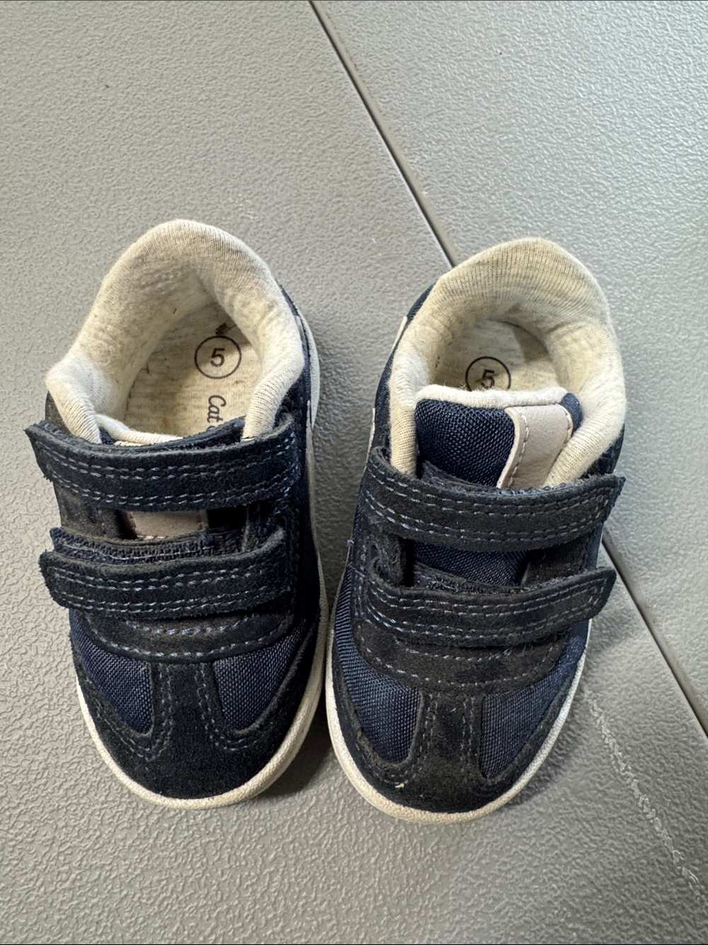 Cat & Jack Navy Blue Kids Velcro Sneakers